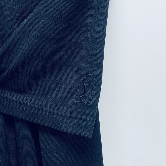 COPY - PGA TOUR Airflux Polo Shirt Size XXL Men’s Black Short Sleeve Button - Picture 3 of 7